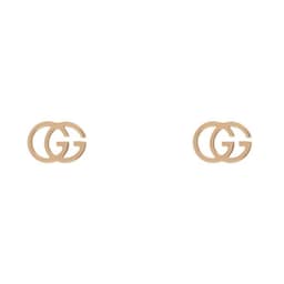 37341478 - 18ct Rose Gold GG Running Stud Earrings