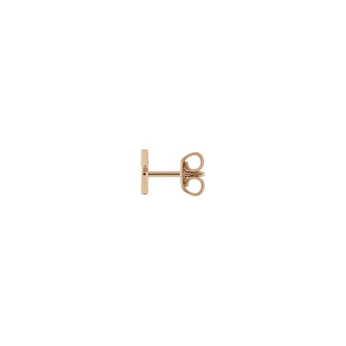 Gucci 18ct Rose Gold GG Running Stud Earrings
