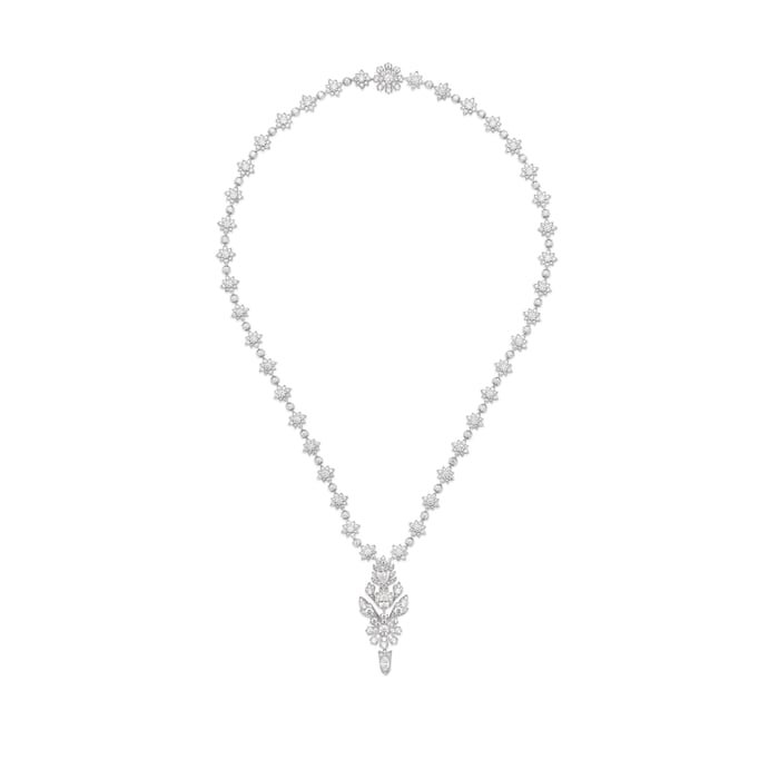 Gucci 18ct White Gold Diamond Necklace