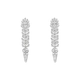 Gucci 18ct White Gold Diamond Earrings