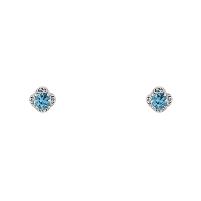 Gucci 18ct White Gold Interlocking G Earrings