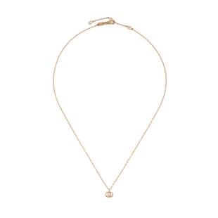Gucci 18ct Rose Gold GG Running Pendant