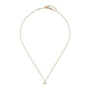 Gucci 18ct Rose Gold GG Running Pendant