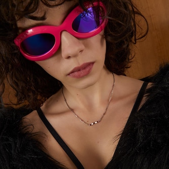 Gucci 18ct White Gold Pink Rubellite Gucci Link to Love Necklace Gucci 18ct White Gold Pink Rubellite Gucci Link to Love Necklace