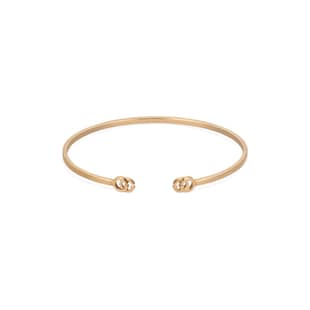Gucci 18ct Rose Gold GG Running Bangle