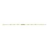 Gucci 18ct Yellow Gold Green Tourmaline Gucci Link to Love Bracelet