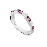 Gucci 18ct White Gold Pink Rubellite Gucci Link to Love Ring