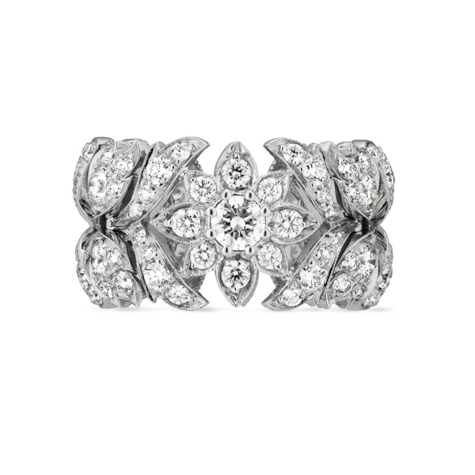 Gucci Gucci Flora 18ct White Gold Diamond Ring