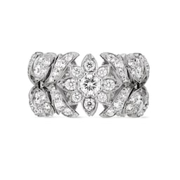 37341530 - Gucci Flora 18ct White Gold Diamond Ring