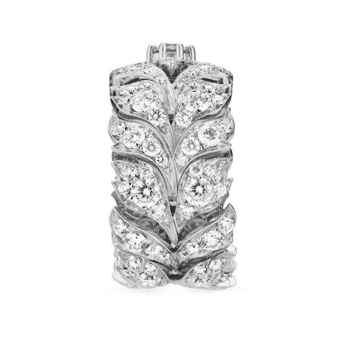 Gucci 18ct White Gold Flora Diamond Ring