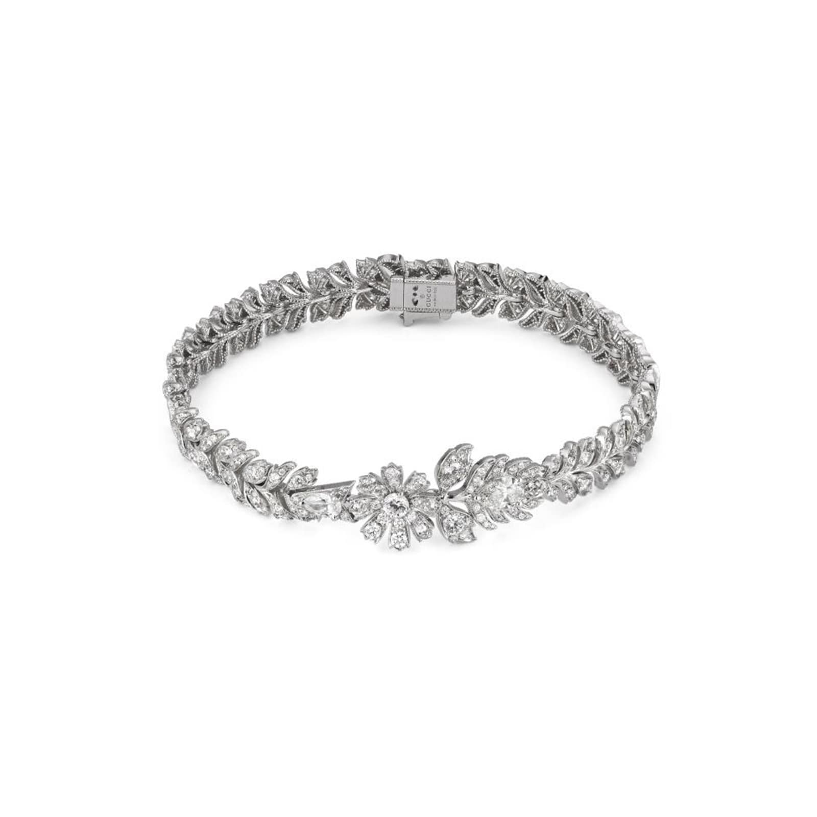 Gucci Gucci Flora 18ct White Gold Diamond Bracelet