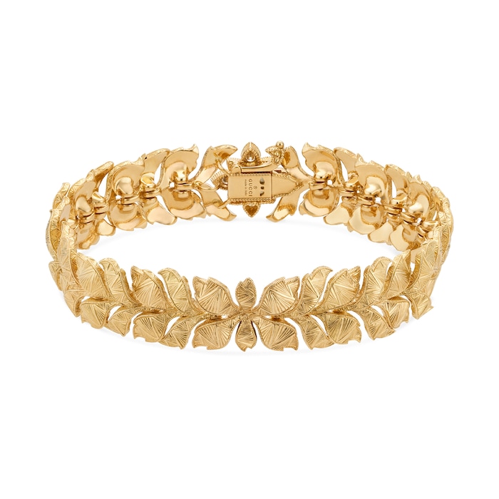 Gucci Flora 18k diamond bracelet