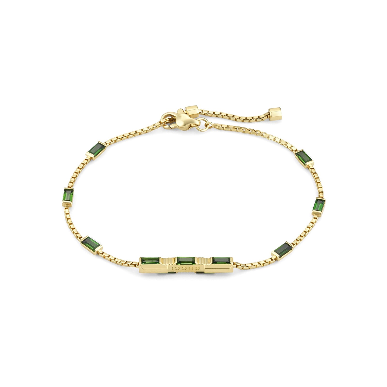 Gucci 18k Yellow Gold Gucci Link to Love 0.99cttw Tourmaline Bracelet Size 16 Gucci 18k Yellow Gold Gucci Link to Love 0.99cttw Tourmaline Bracelet Size 16