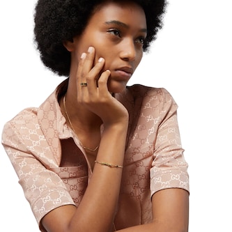 Gucci 18k Yellow Gold Gucci Link to Love 0.99cttw Tourmaline Bracelet Size 16 Gucci 18k Yellow Gold Gucci Link to Love 0.99cttw Tourmaline Bracelet Size 16