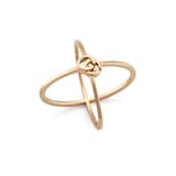 Gucci 18k Rose Gold GG Running Ring Size 6.5