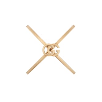 Gucci 18k Rose Gold GG Running Ring Size 6.5