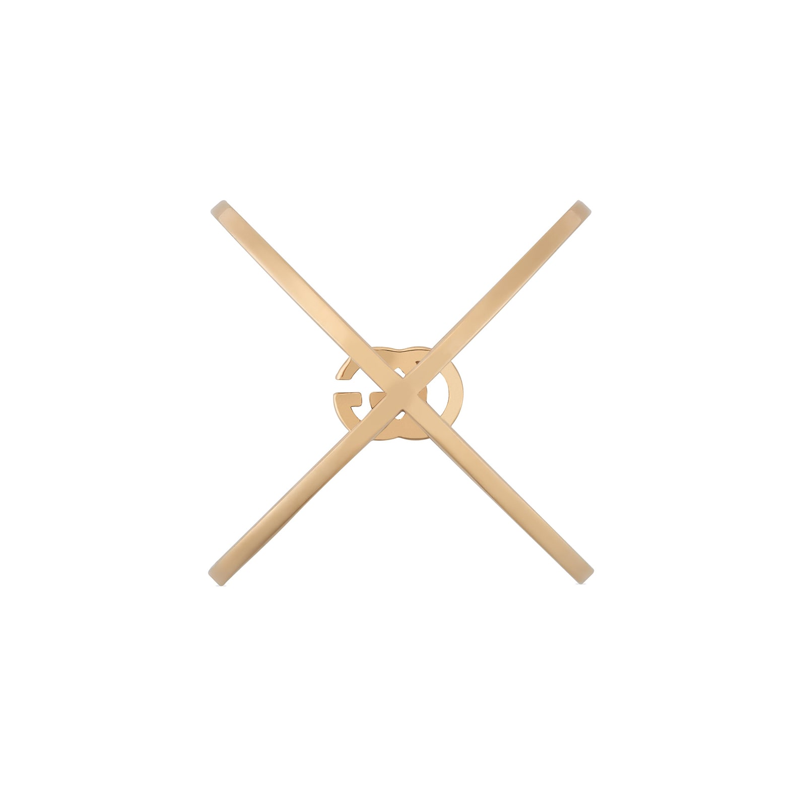 Gucci 18k Rose Gold GG Running Ring Size 6.5