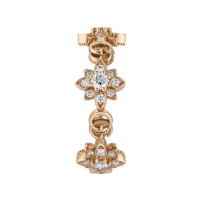 Gucci Flora 18k diamond bracelet