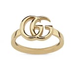 Gucci 18ct Yellow Gold Running G Ring - Size K