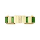 Gucci 18ct Yellow Gold Gucci Link to Love Tourmaline Ring