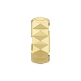 Gucci 18k Yellow Gold Gucci Link to Love 9mm Stud Band Size 6.5