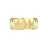 Gucci 18k Yellow Gold Gucci Link to Love 9mm Stud Band Size 6.5