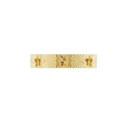 37341596 - Icon 18ct Yellow Gold Cut Out Ring - 4mm