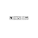 Gucci 18ct White Gold Icon Cut Out Ring - 4mm
