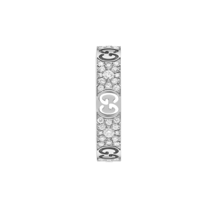 Gucci Icon 18ct White Gold 0.46ct Diamond Ring