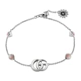 Gucci Sterling Silver Marmont Pink Bracelet - 19cm