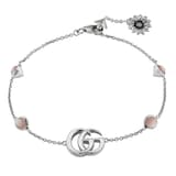 Gucci Sterling Silver Marmont Pink Bracelet - 19cm