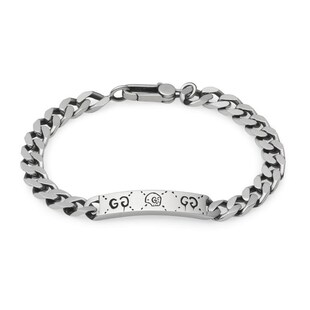 Gucci Silver Gucci Ghost Bracelet - 21cm