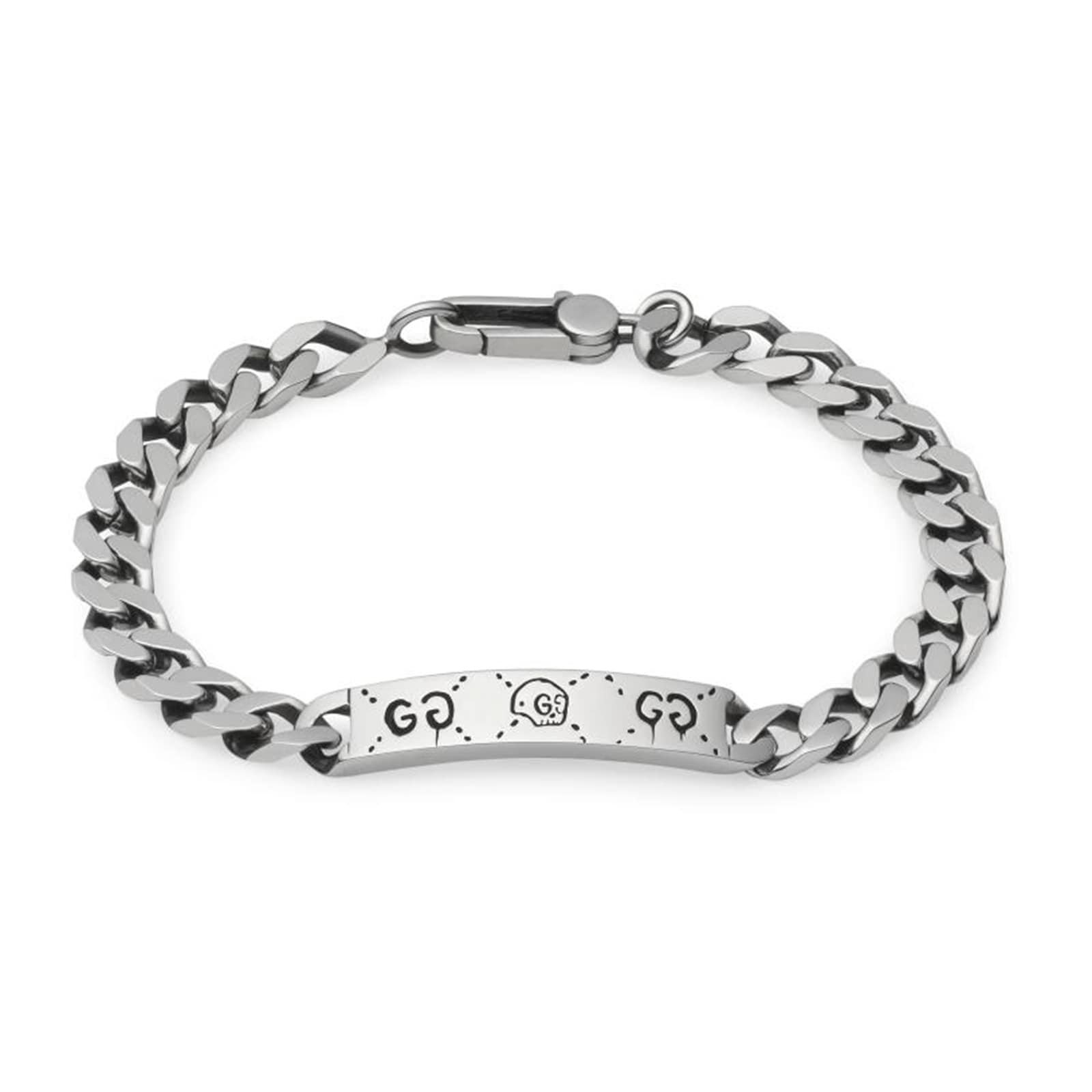 Gucci Silver Gucci Ghost Bracelet - 21cm
