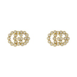 37341624 - 18ct Yellow Gold GG Running Diamond Earrings