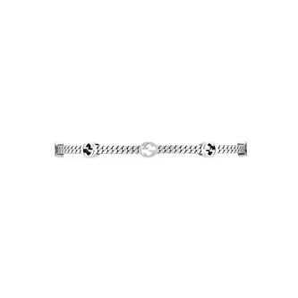 Gucci Silver Multiple Interlocking G Bracelet