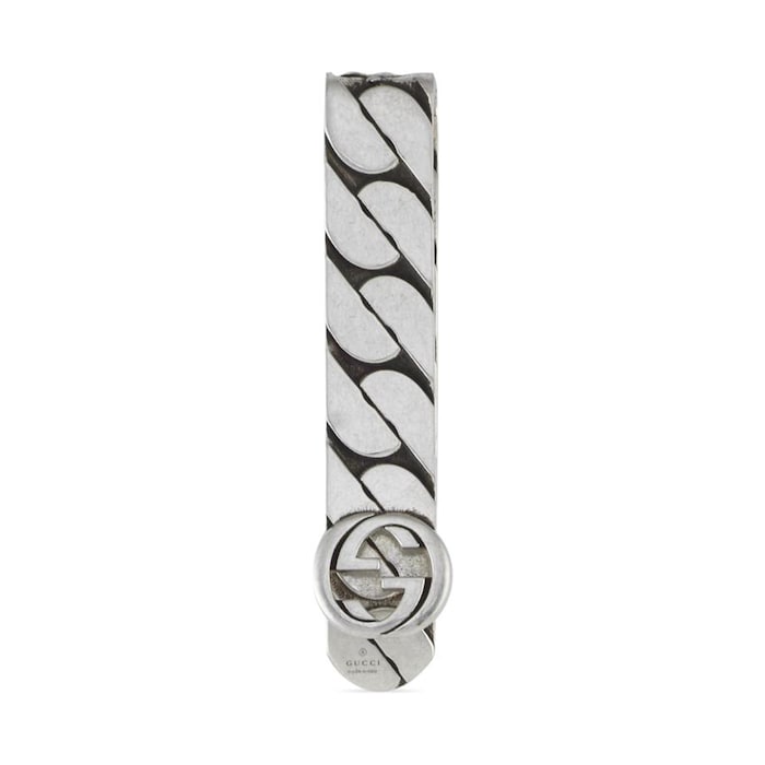 Gucci Gucci Interlocking Sterling Silver Money Clip