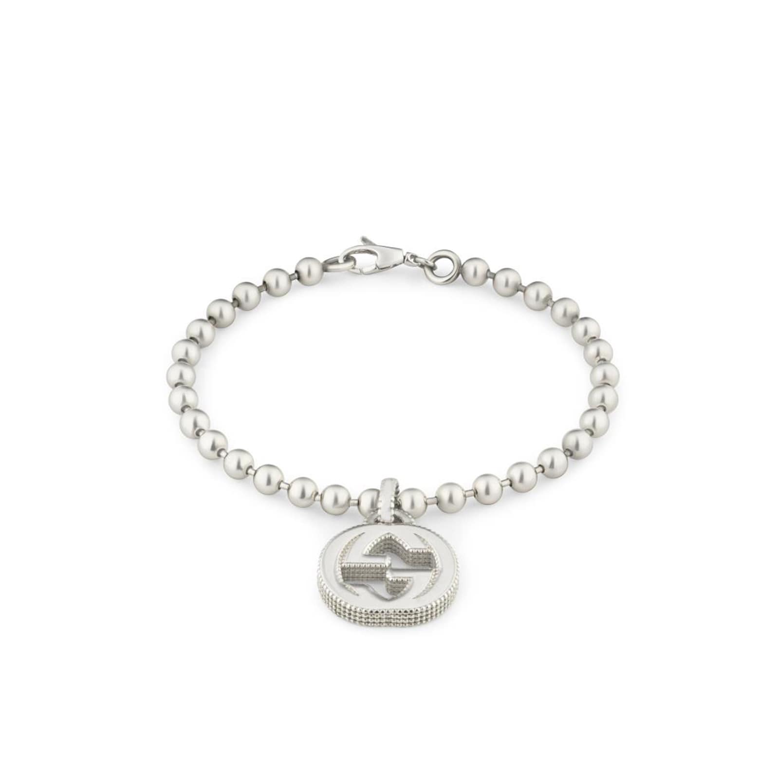 Gucci Gucci Interlocking Sterling Silver Bracelet