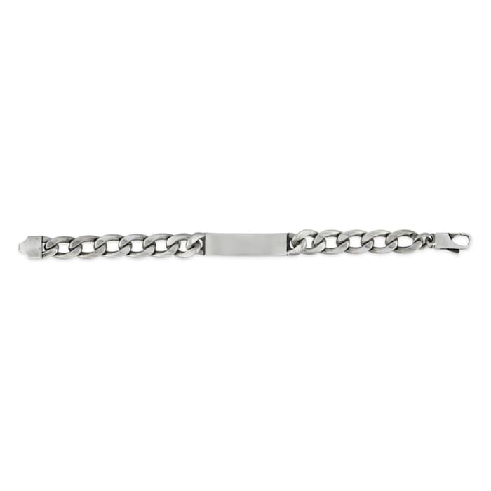 Gucci Sterling Silver Tag ID Bracelet - 18cm