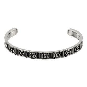 Gucci Sterling Silver GG Marmont Cuff Bracelet - 20cm Gucci Sterling Silver GG Marmont Cuff Bracelet - 20cm