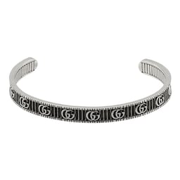 37341643 - Sterling Silver GG Marmont Cuff Bracelet - 20cm