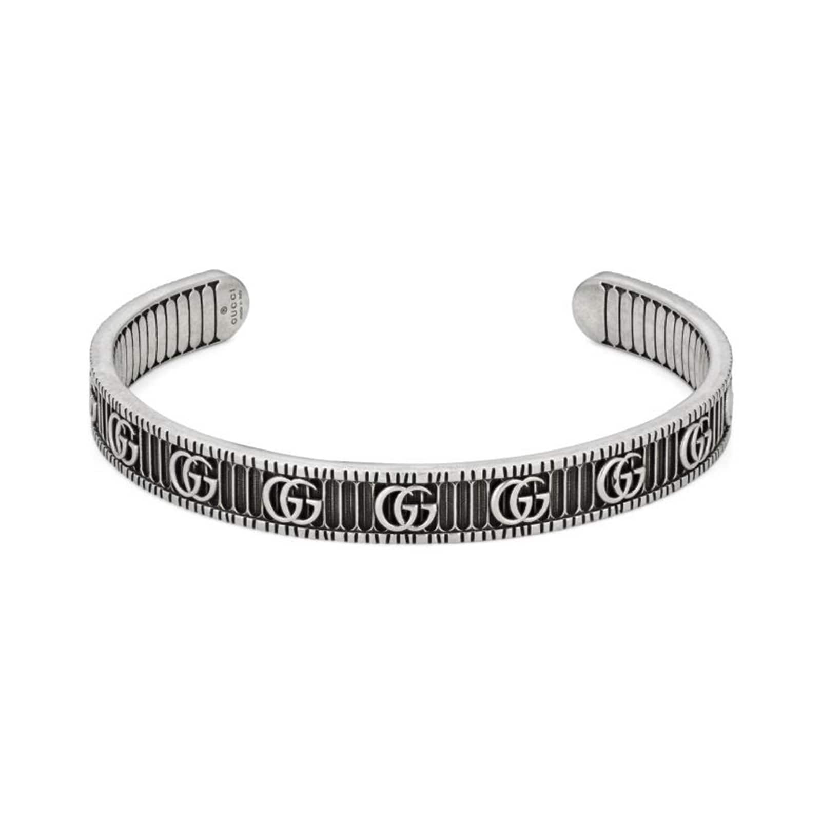 Gucci Sterling Silver GG Marmont Cuff Bracelet - 20cm Gucci Sterling Silver GG Marmont Cuff Bracelet - 20cm