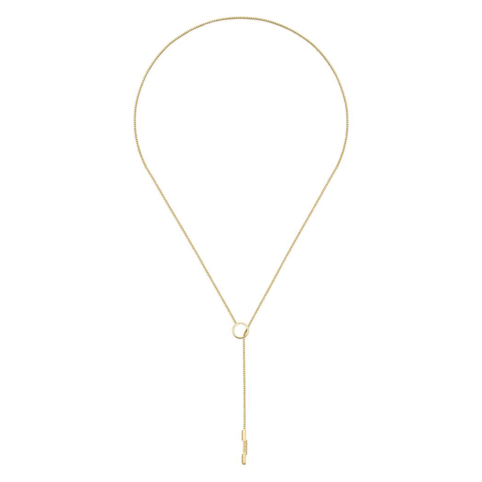 18ct Yellow Gold Gucci Link to Love Lariat Necklace