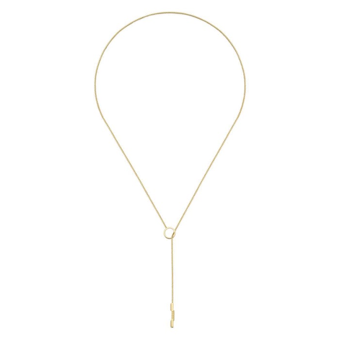 Gucci 18ct Yellow Gold Gucci Link to Love Lariat Necklace