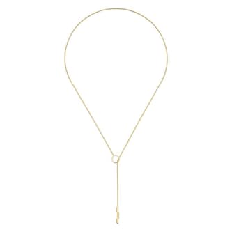 Gucci 18ct Yellow Gold Gucci Link to Love Lariat Necklace