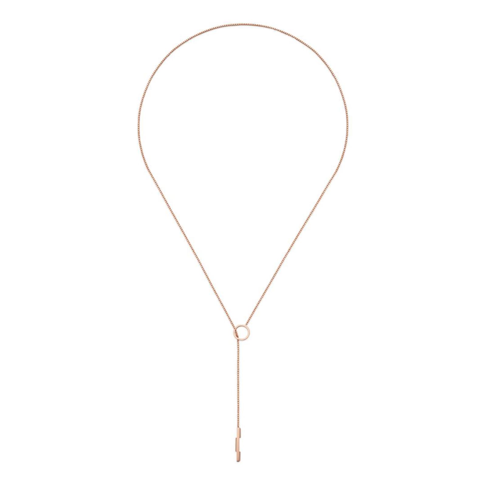 Gucci 18ct Rose Gold Gucci Link to Love Necklace