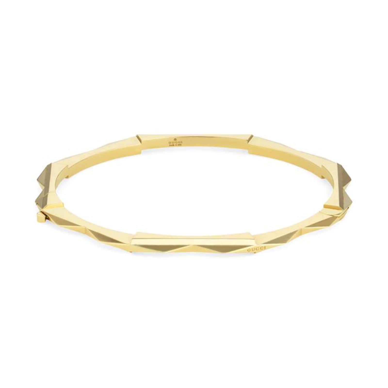 Gucci 18ct Yellow Gold Gucci Link to Love Bangle