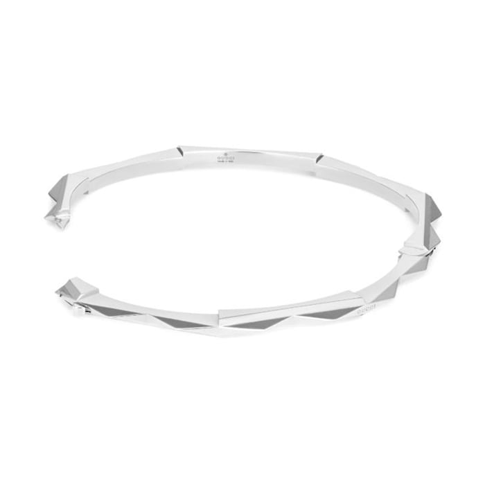 Gucci 18ct White Gold Gucci Link to Love Bangle