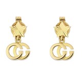 Gucci 18ct Yellow Gold Star Drop Earrings