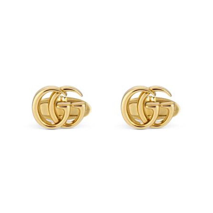 Gucci 18ct Yellow Gold GG Running Cufflinks