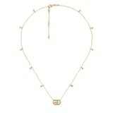 Gucci 18ct Yellow Gold GG Running Diamond Necklace